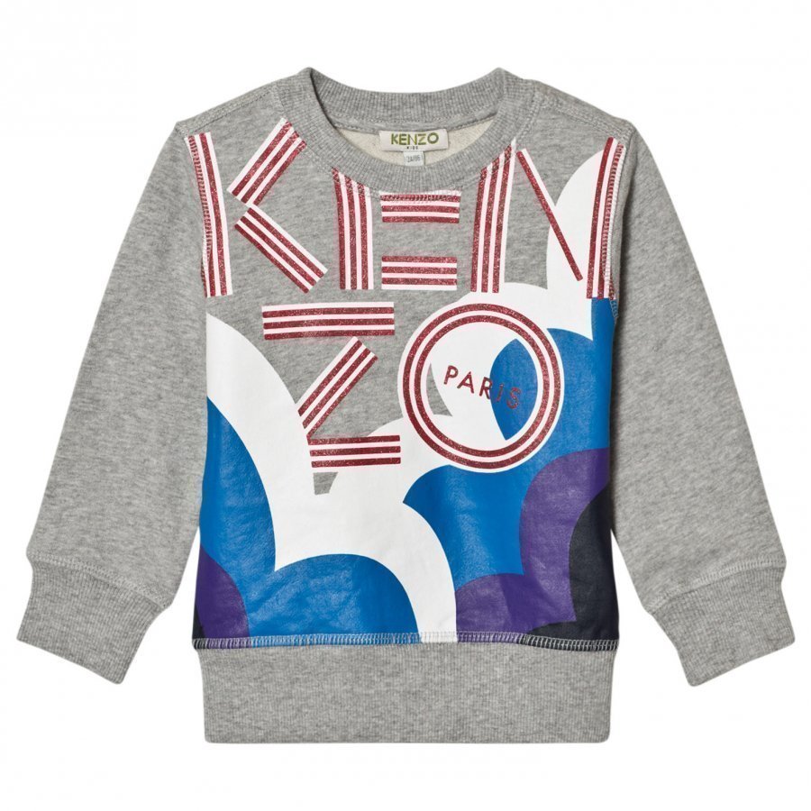 Kenzo Grey Marl Glitter Cloud Sweatshirt Oloasun Paita