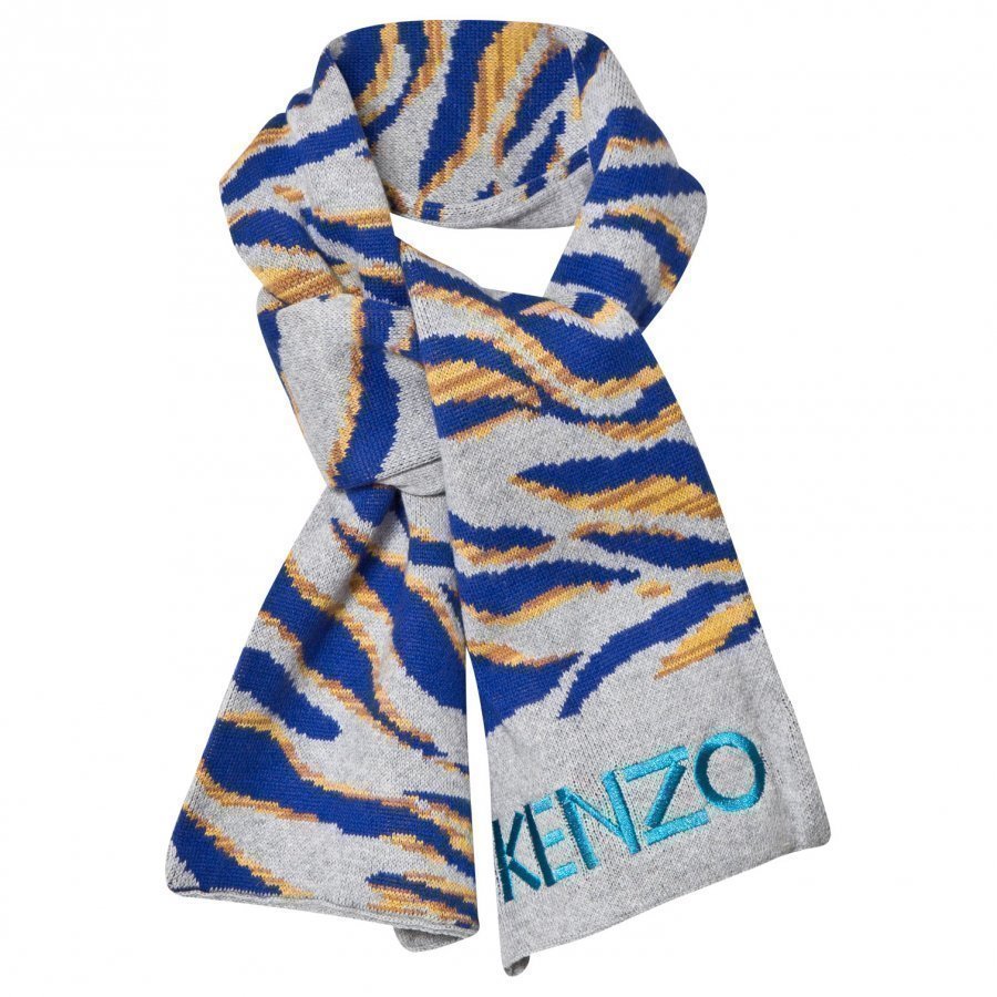 Kenzo Grey Tiger Scarf Villahuivi