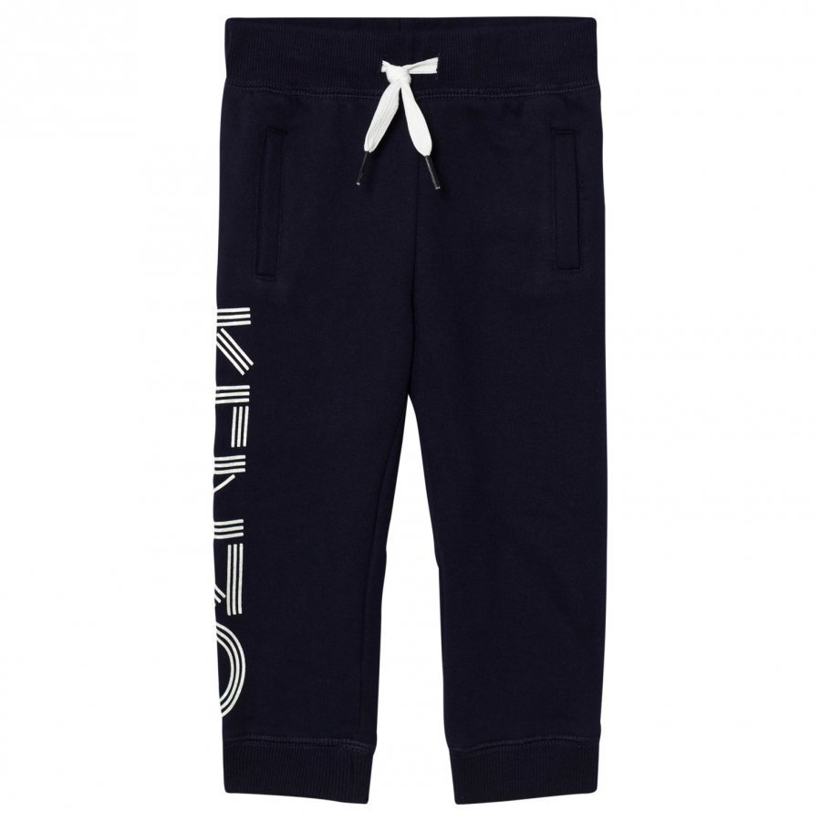 Kenzo Navy Branded Sweat Pants Verryttelyhousut