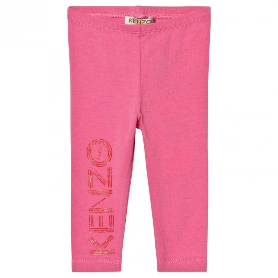 Kenzo Pink Branded Leggings Legginsit