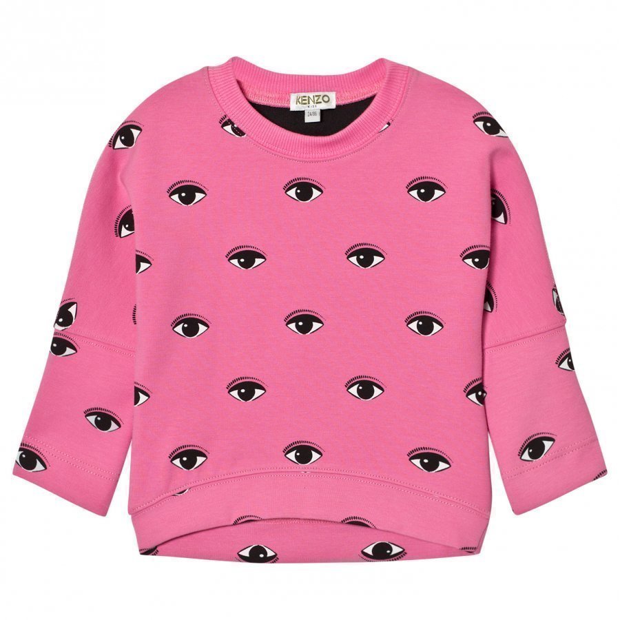 Kenzo Pink Eye Print Sweatshirt Pitkähihainen T-Paita