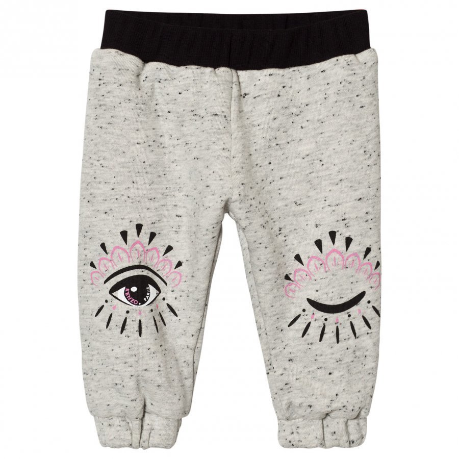 Kenzo Reversible Eye Print Track Pants Grey/Pink Verryttelyhousut