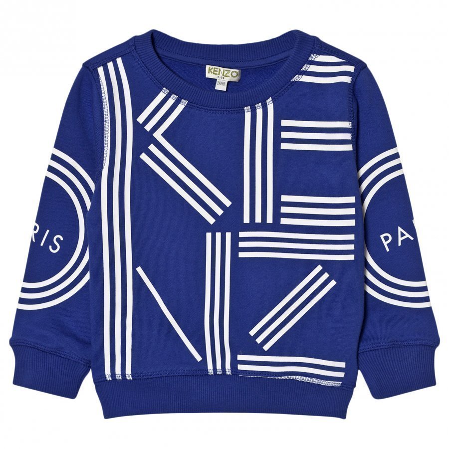 Kenzo Royal Blue Kenzo Logo Sweatshirt Oloasun Paita