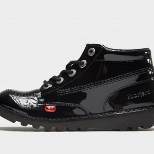 Kickers Kick Hi Black Patent