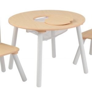 KidKraft Pöytä & 2 tuolia Puunvärinen