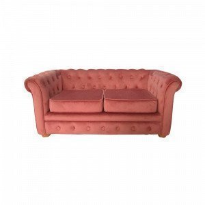 Kids Concept Chesterfield Samettisohva Roosa