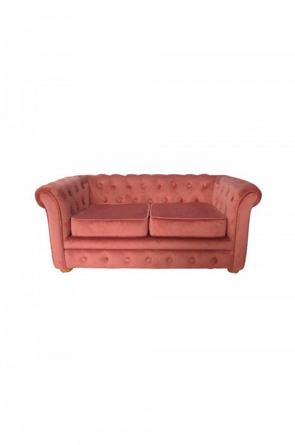 Kids Concept Chesterfield Samettisohva Roosa