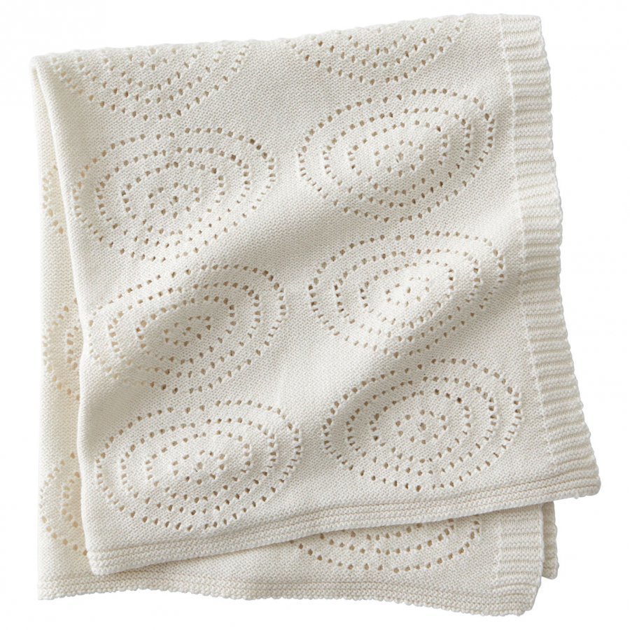 Kids Concept Neo Knitted Cotton Blanket White Huopa