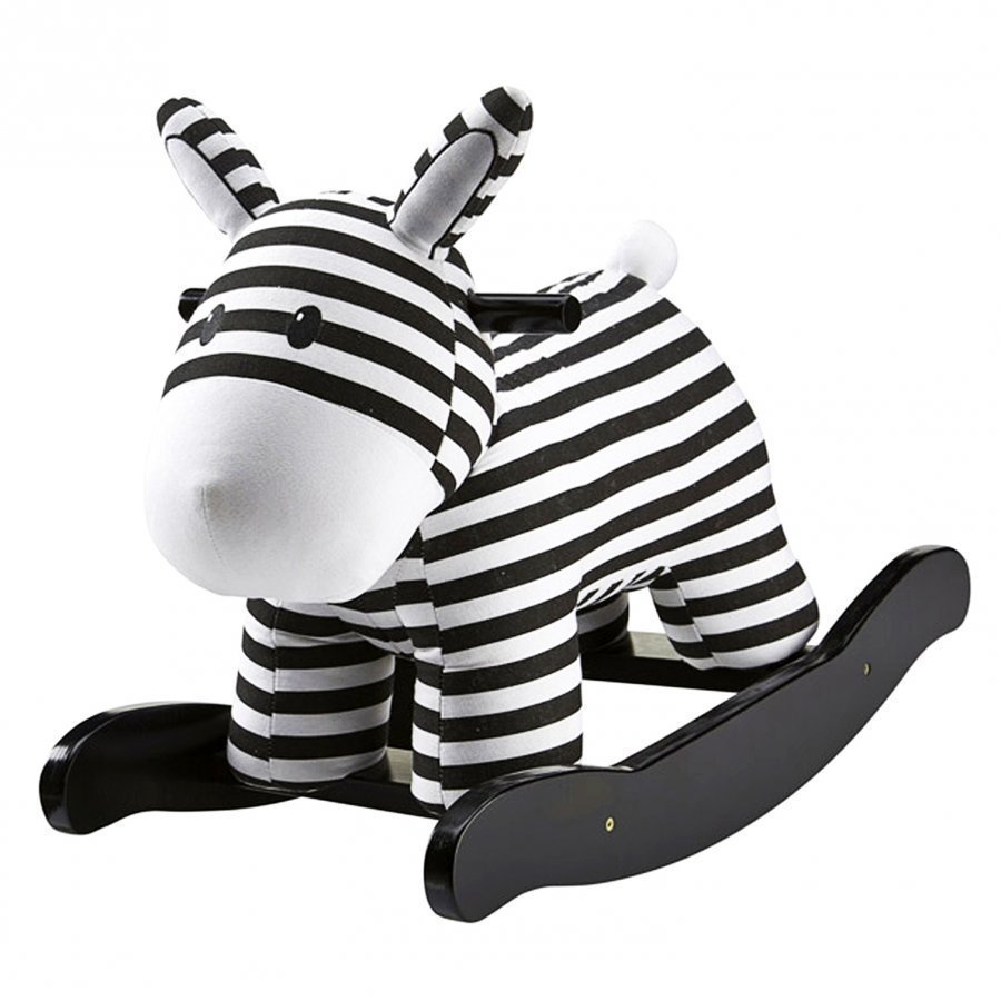 Kids Concept Rocking Horse Black/White Aktiviteettilelu