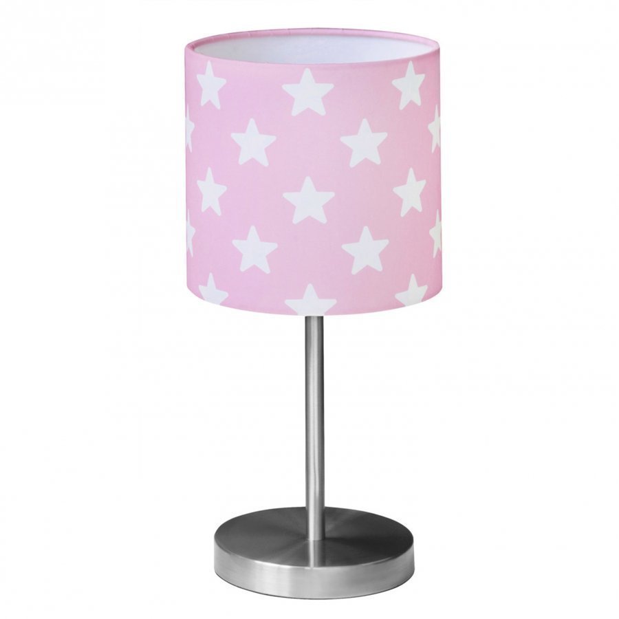 Kids Concept Table Lamp Star Pink/White Pöytävalaisin