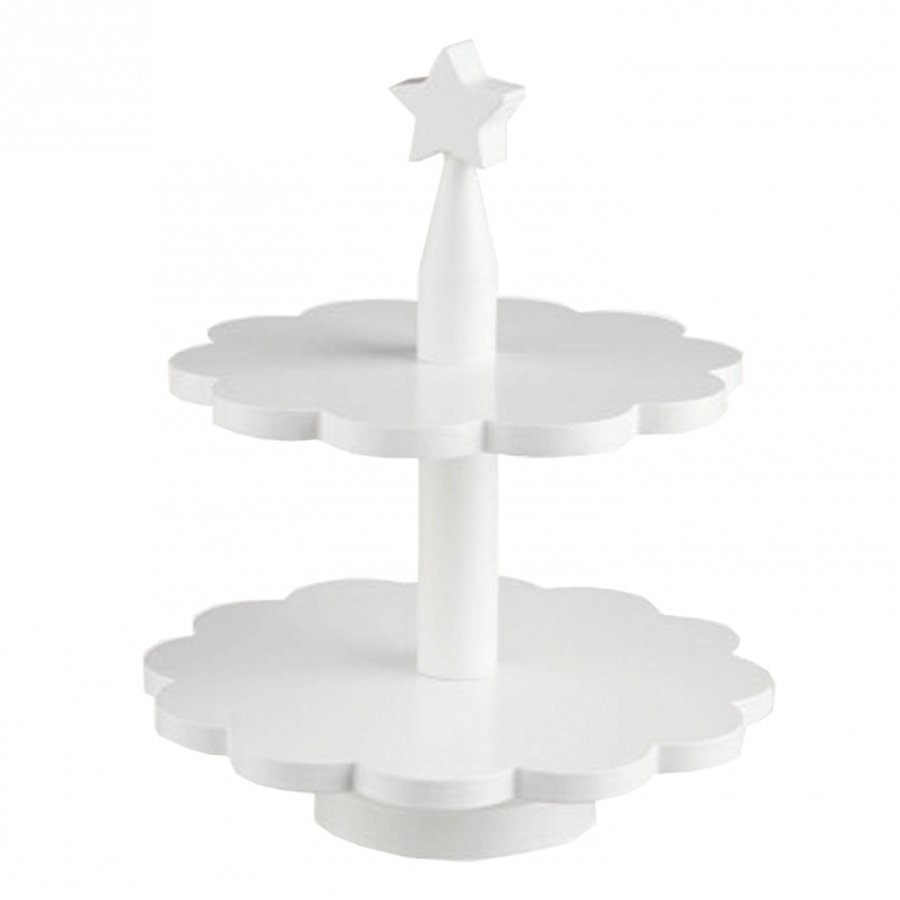 Kids Concept Toy Cake-Stand White Aktiviteettilelu