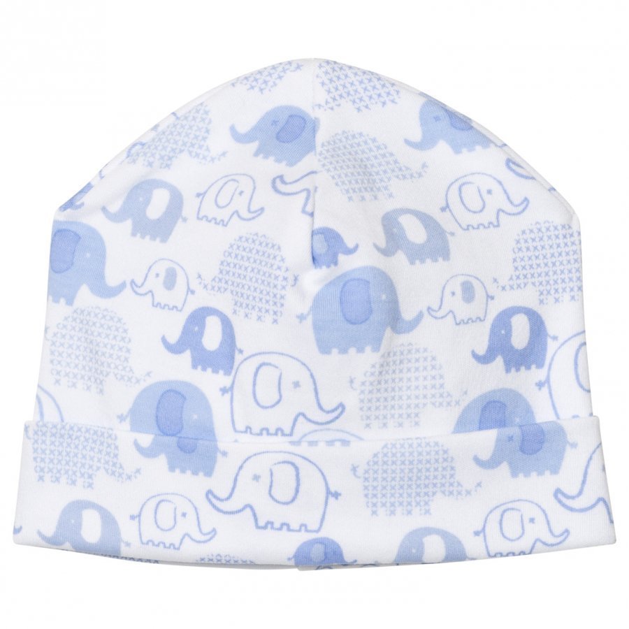 Kissy Kissy Blue Elephant Print Hat Pipo