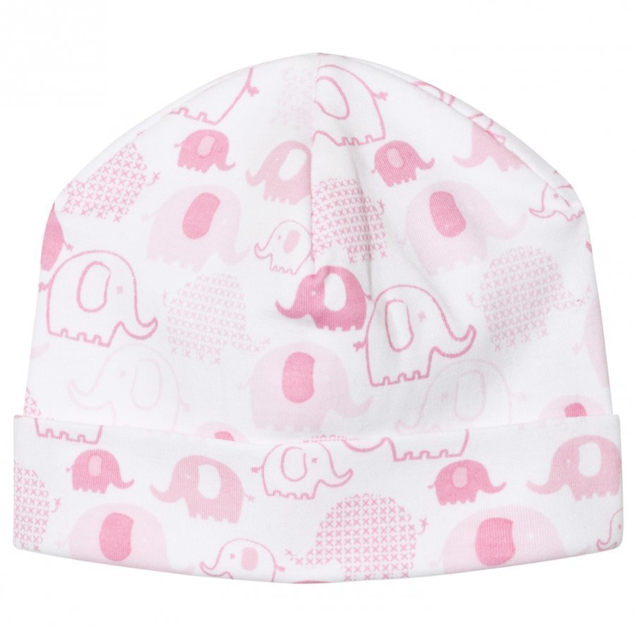 Kissy Kissy Pink Elephant Print Hat Pipo