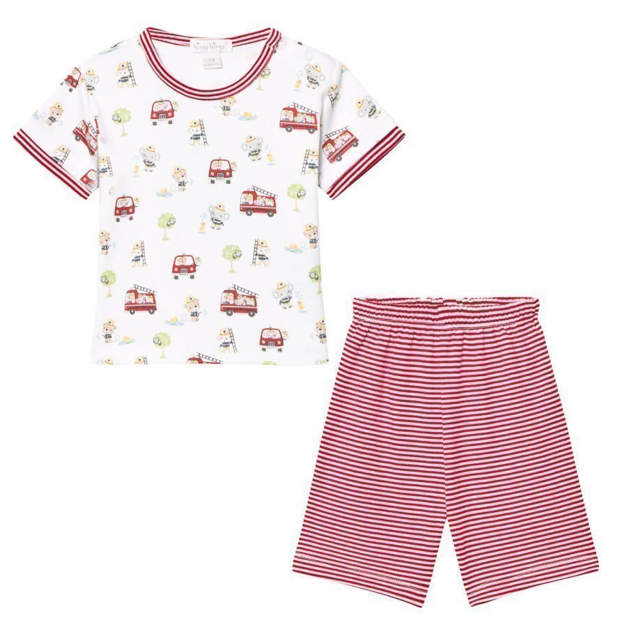 Kissy Kissy White Red Stripe Set Asusetti