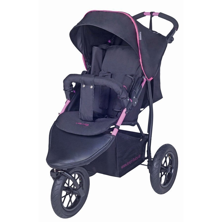 Knorr Baby Joggy S Musta Fuksia Matkarattaat