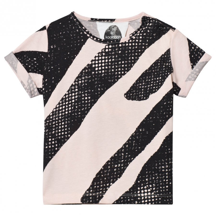 Koolabah Black Lines Tee Pink/Black T-Paita