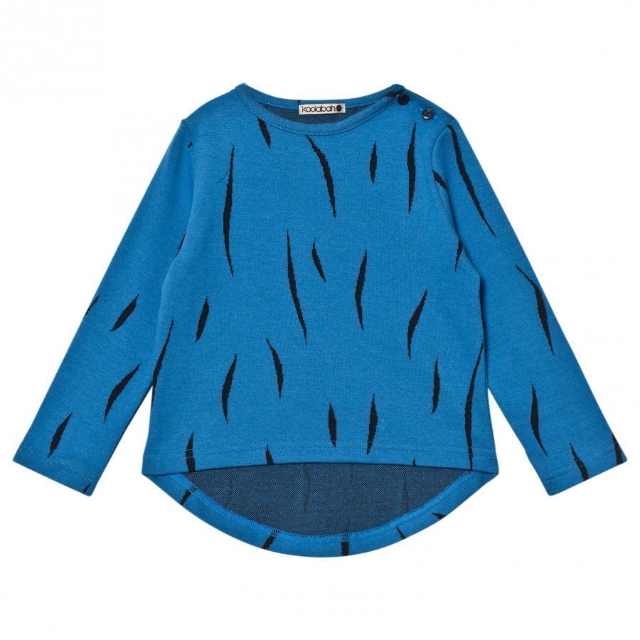 Koolabah Hairy Long Sleeve Tee Blue Pitkähihainen T-Paita