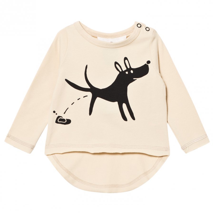 Koolabah Stray Dogs Long Sleeve Tee Beige Pitkähihainen T-Paita