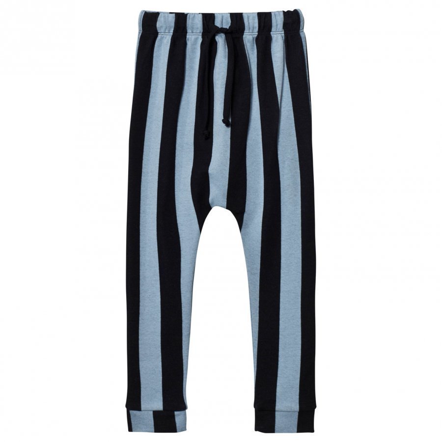 Koolabah Striped Slouch Pant Black/Light Blue Housut