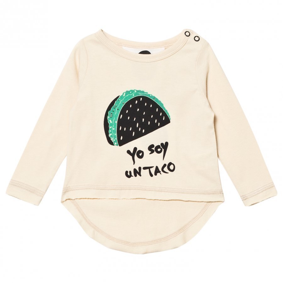 Koolabah Taco Long Sleeve Tee Beige Pitkähihainen T-Paita