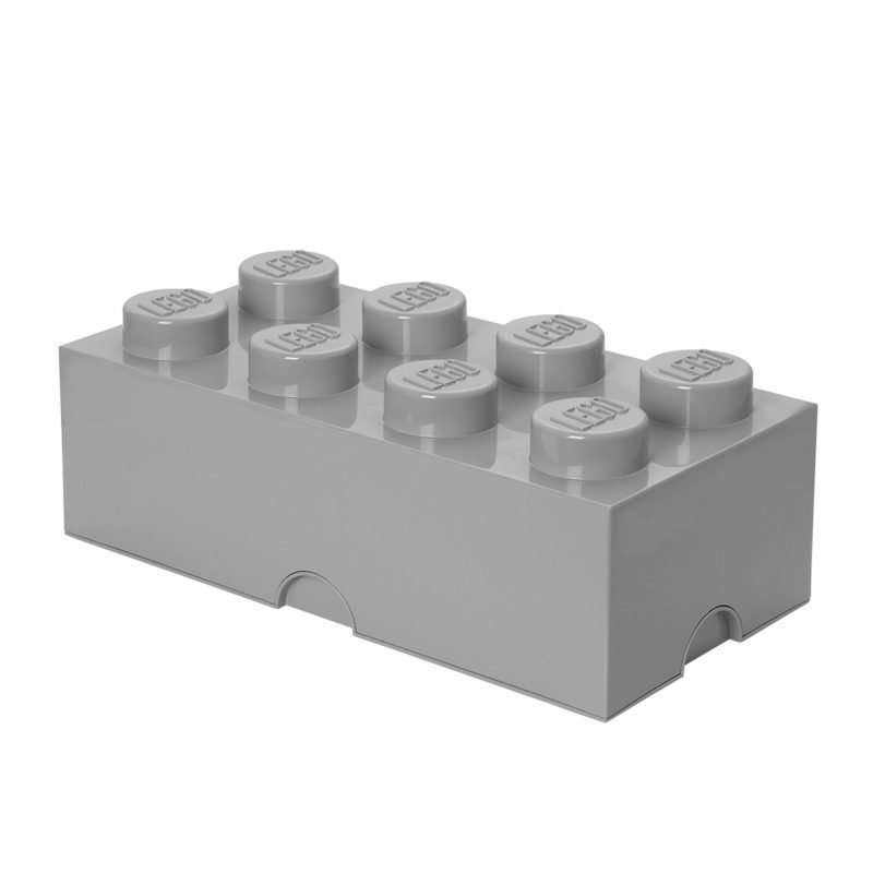 LEGO Säilytysrasia 8 Design Collection Stone Grey
