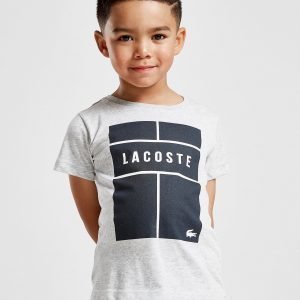 Lacoste Box Logo T-Shirt Harmaa