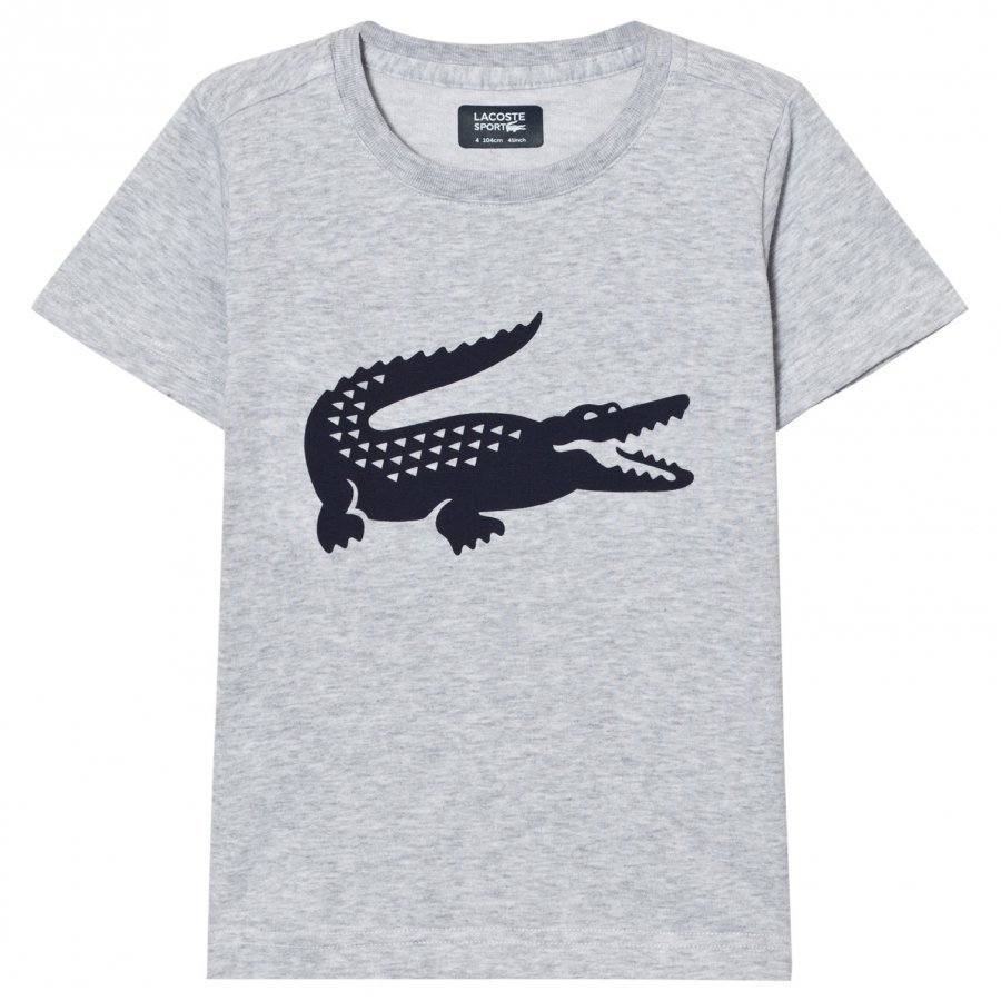 Lacoste Branded Ultradry Tee Grey Marl T-Paita