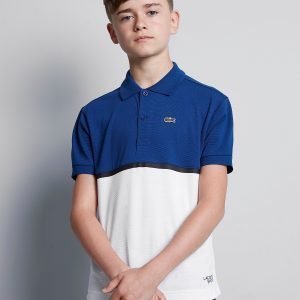 Lacoste Colour Block Polo Paita Laivastonsininen