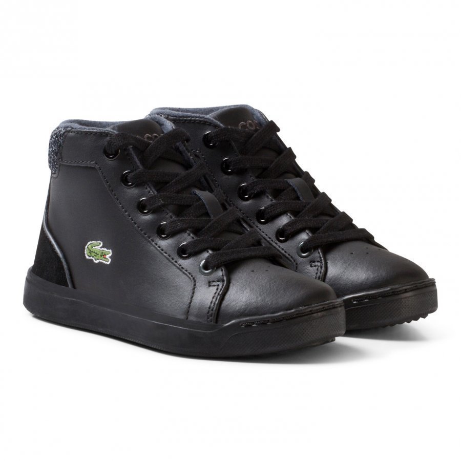 Lacoste Explorateur Lace Casual Trainers Black Korkeavartiset Kengät