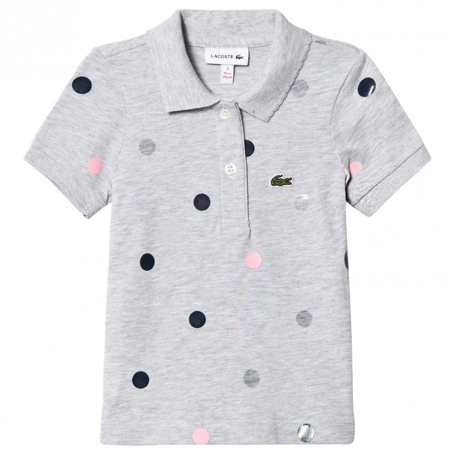 Lacoste Grey Multi Spot Polo Pikeepaita