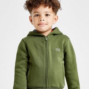 Lacoste Logo Full Zip Hoodie Vihreä