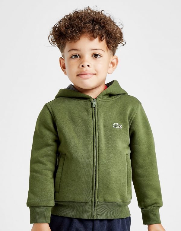 Lacoste Logo Full Zip Hoodie Vihreä