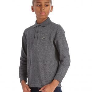 Lacoste Long Sleeve Sport Poolopaita Harmaa