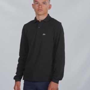 Lacoste Polo Piké Longsleeve Pikee Musta