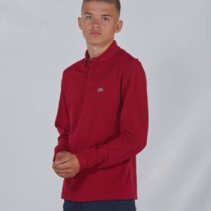 Lacoste Polo Piké Longsleeve Pikee Punainen