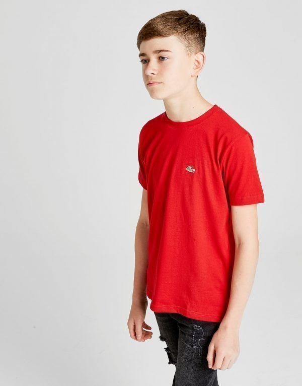 Lacoste Small Logo T-Paita Punainen