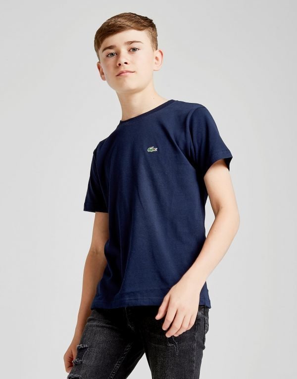 Lacoste Small Logo T-Paita Sininen