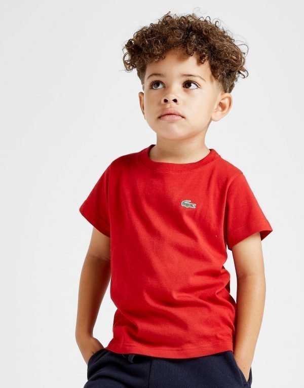 Lacoste Small Logo T-Shirt Punainen