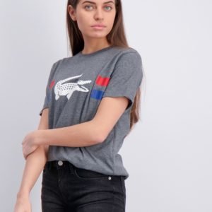 Lacoste T Shirt T-Paita Harmaa