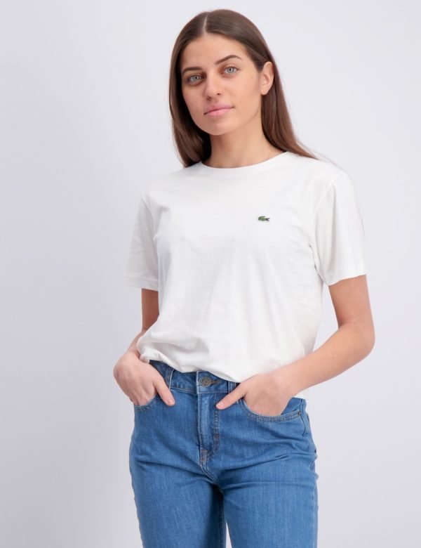 Lacoste T Shirt T-Paita Valkoinen