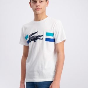 Lacoste T Shirt T-Paita Valkoinen