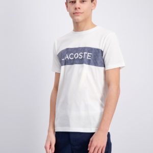 Lacoste T Shirt T-Paita Valkoinen