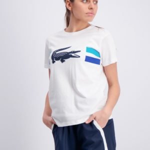 Lacoste T Shirt T-Paita Valkoinen