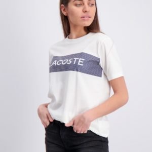 Lacoste T Shirt T-Paita Valkoinen