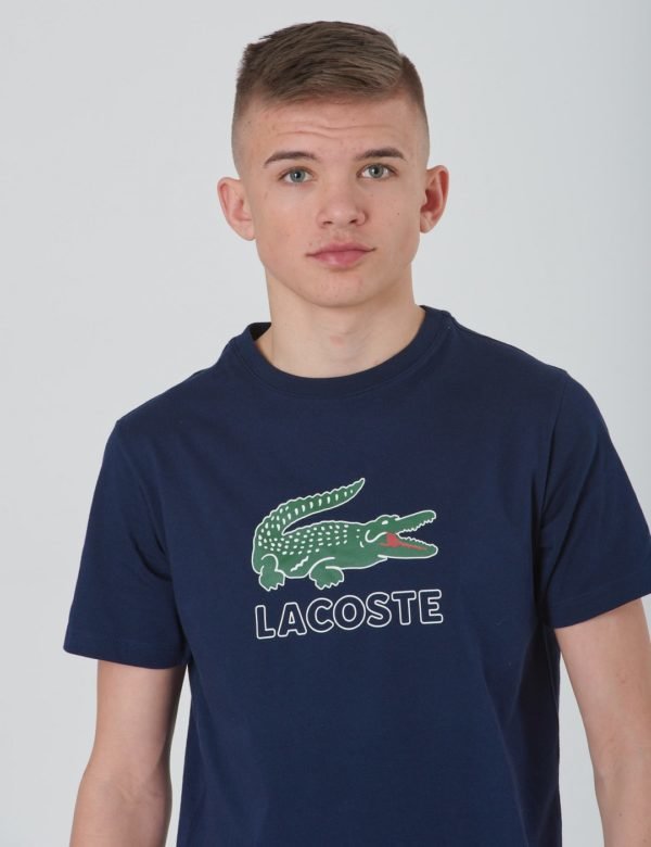 Lacoste Tee T-Paita Sininen