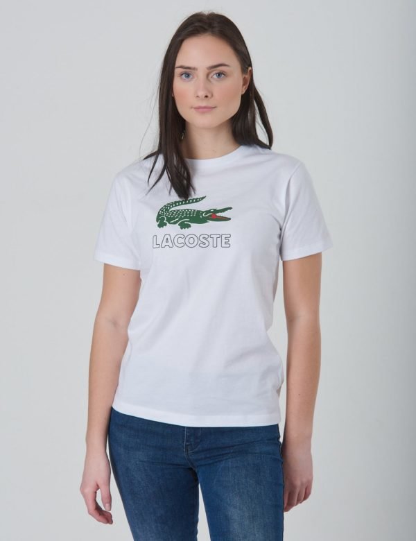 Lacoste Tee T-Paita Valkoinen