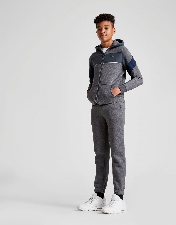 Lacoste Woven Panel Fleece Suit Harmaa