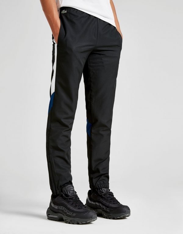 Lacoste Woven Panel Track Pants Musta