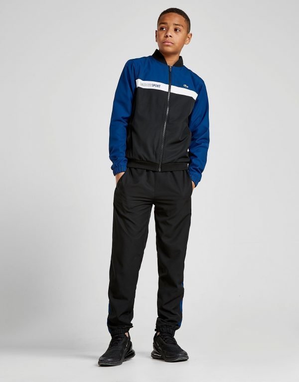 Lacoste Woven Tracksuit Musta