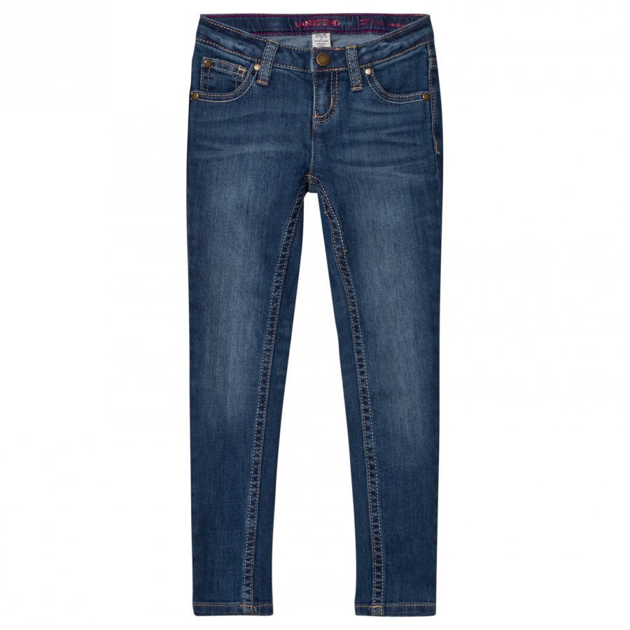 Lands End Blue Skinny Jeans Farkut